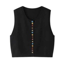 Lady Knitted Thermal Vest
