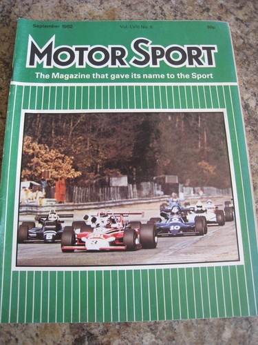 Motor sport sep 1982 - motor,