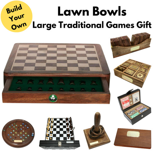 Lawn bowls large traditional - lawn,