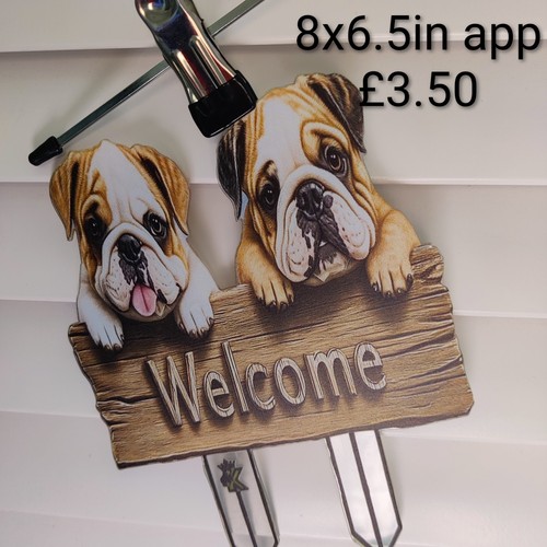 Welcome english bulldogs - welcome, flat