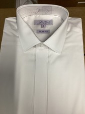 Mens Slim Fit Standard Collar Shirt Size 14.5