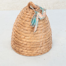 Bee Skep, Large Vintage Coiled