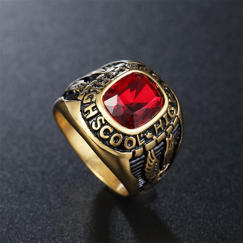 Stainless steel men rings - stainless,