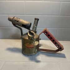 VINTAGE VERITAS PARAFFIN BRASS BLOW TORCH LAMP BRITISH untested 