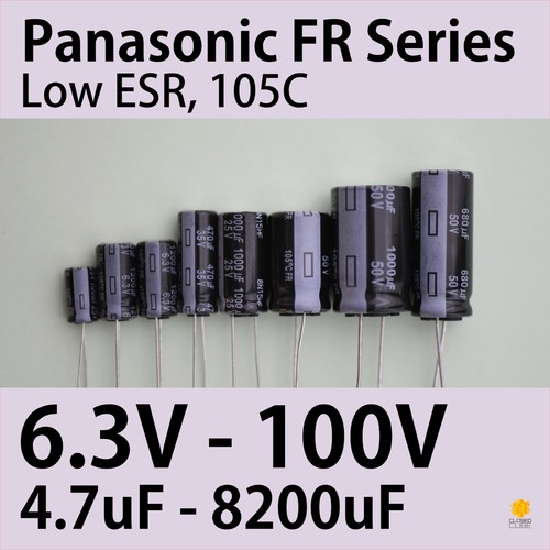 Pcs panasonic 6 - 2, 6.3v-100v