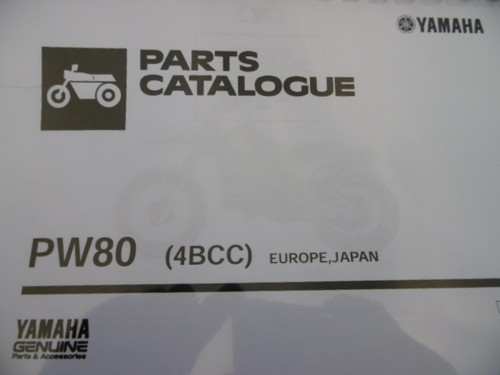 Yamaha 4bcc parts list - pw,