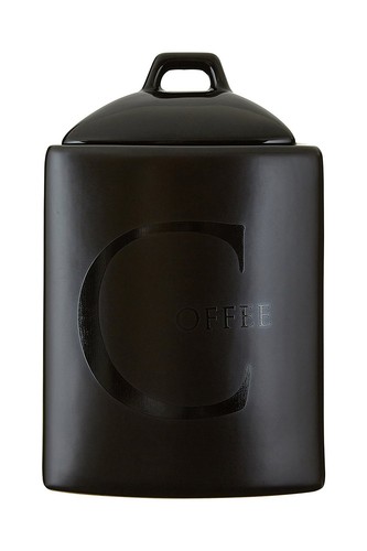 Black ceramic text - black, tea