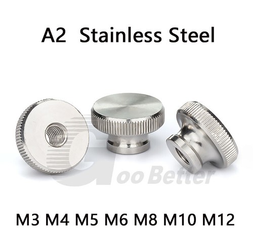 M12 thumb nuts knurled head - thumb,