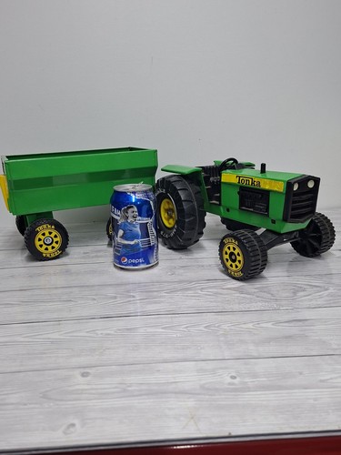Tonka tractor and trailer - and,