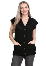 Womens Sleeveless Grandad