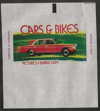 Dandy gum wrapper cars and - gum, wrapper-cars