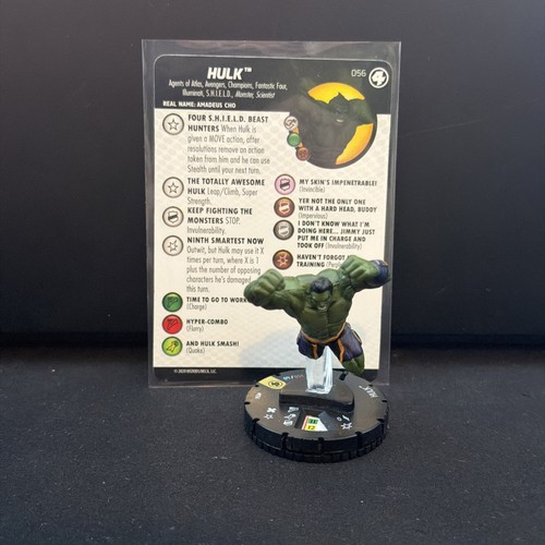 Marvel heroclix the hulk - marvel, #056