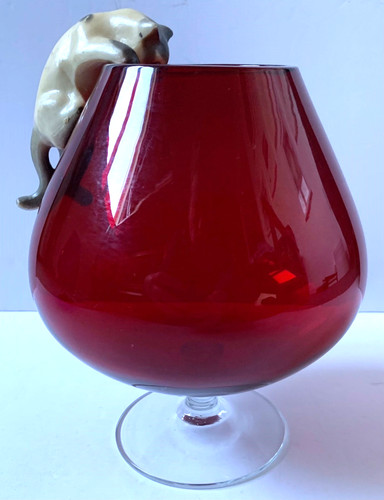 Vintage empoli ruby red - vintage,