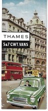Ford Thames 5 & 7cwt Van 1957-58 UK Market Foldout Sales Brochure Anglia 100E