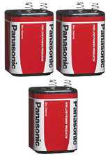 3 X PANASONIC TORCH LANTERN BATTERIES 6V PJ996 4R25R