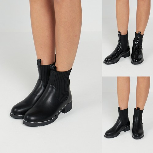 Ladies winter ankle chelsea - ladies,