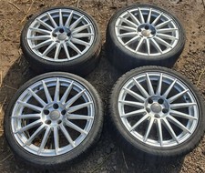 AUDI A4 18” DTM ALLOY WHEELS 5x112 VW GOLF MK5 6 7 8 CADDY SEAT LEON MK3 2 EOS