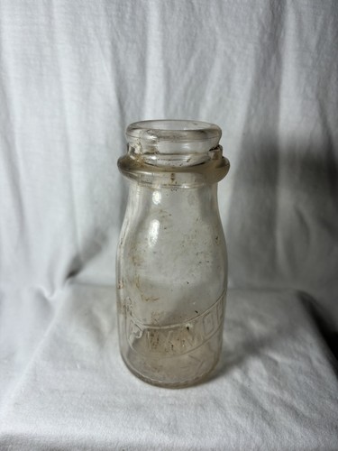 Vtg plymouth dairy clear - plymouth,