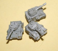 Epic 40k, 40,000 - Space Marine - 3X Classic Metal Predator Tanks