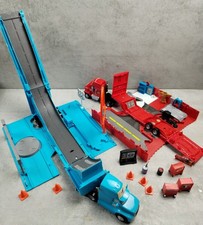 Disney Cars Drop & Jump Dinaco Hauler & Mack Truck Transforming Playsets Mattel