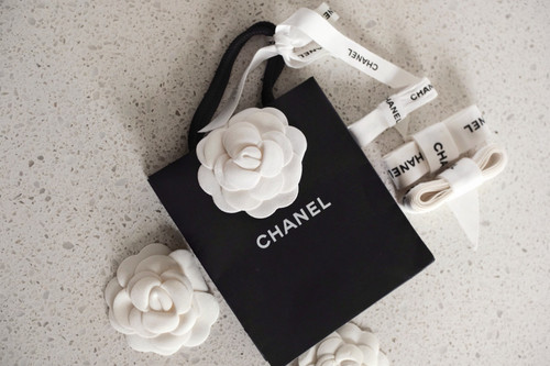 Chanel shopping bag with