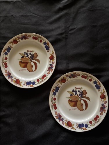 Two royal worcester evesham - two,