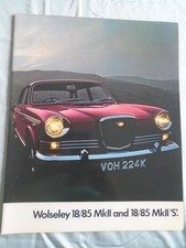 Wolseley 18/85 MKII & 18/85
