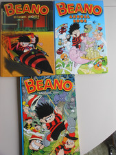 BEANO JOB LOT ANNUALS 2001  2005 2006  x 3 BOOKS LOT1