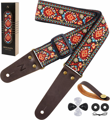 Guitar strap cotton vintage - strap,,