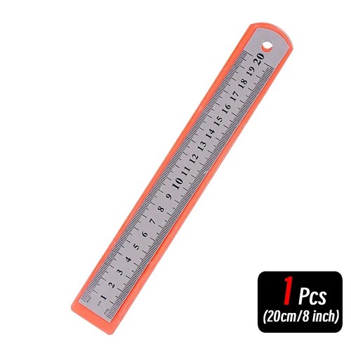 Stainless steel metal ruler - steel,