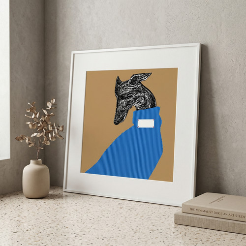 Contemporary greyhound dog - contemporary,