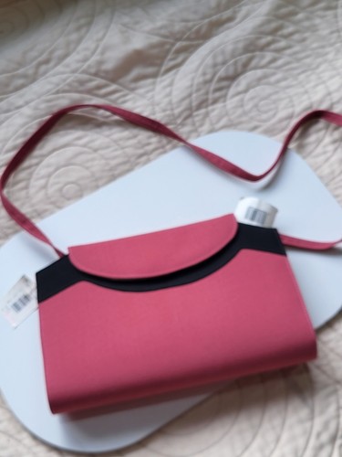 Vintage pink fabric handbag - vintage,