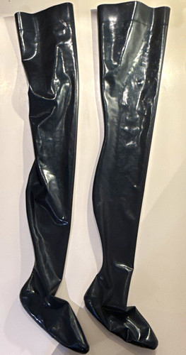 Libidex black latex - thigh, high