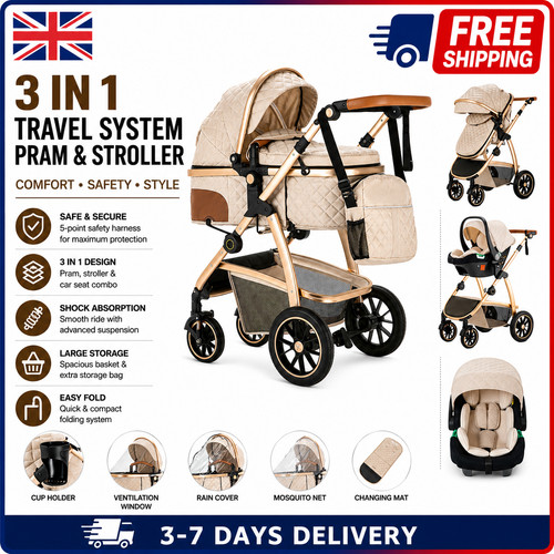 Baby pram travel system - 3, in