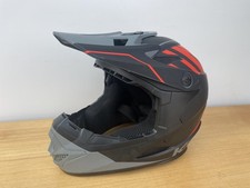 Kali Full Face Mountain Bike Helmet BMX Black/Grey And Orange Size Small 54-55cm