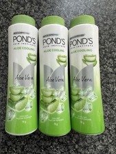 3x *NEW* Ponds Aloe Cooling Aloe Vera Talc Powder Prickly Heat Powder 19g Baby