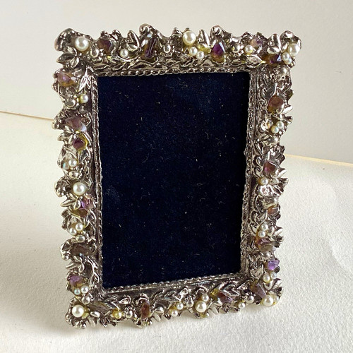 Miniature jewelled photo frame - miniature,