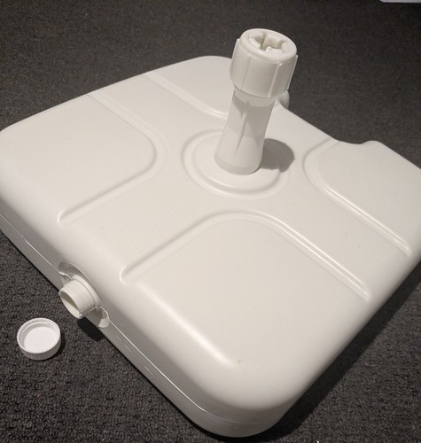 Plastic umbrella base fill - plastic,