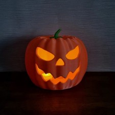 Large 3D Printed Pumpkin | 200mm Halloween Decoration
