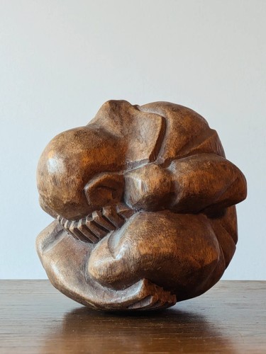 Vintage hand carved wooden - vintage,