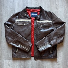 Lambretta Leather Biker Jacket