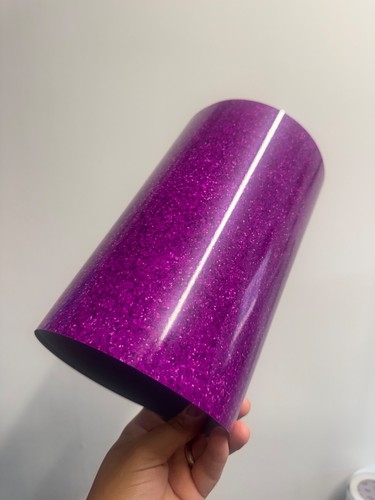 Purple fake glass glitter - purple,