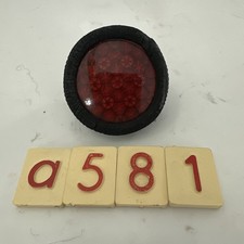 Black Mudguard Reflector Vintage Raleigh Rudge Humber BSA A581