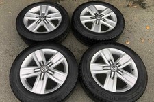 VW Transporter T5/T6 Genuine 17” Davenport Alloys Wheels.&  Tyres 5-8mm tread 