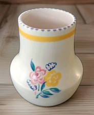 Vintage Poole Pottery Floral Vase (5" / 13cm Tall)
