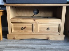 Pine Wood Tv Unit with Draws