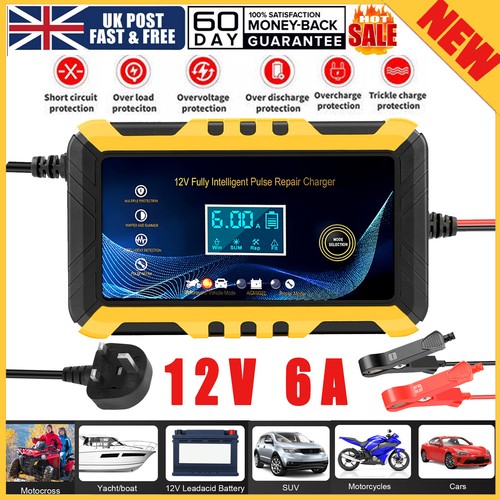 12v car battery - car, charger