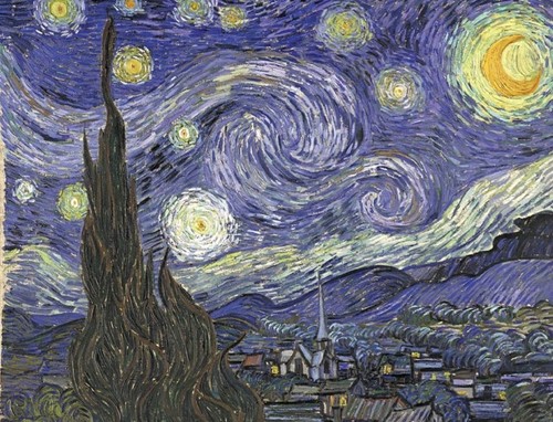 Van gogh starry night - van,