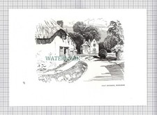 (8611) East Hendred Berkshire / Dinton Buckinghamshire  - 1980s Print / Cutting
