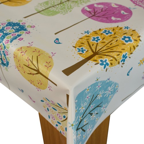 Trees bright multi pvc - multi, vinyl